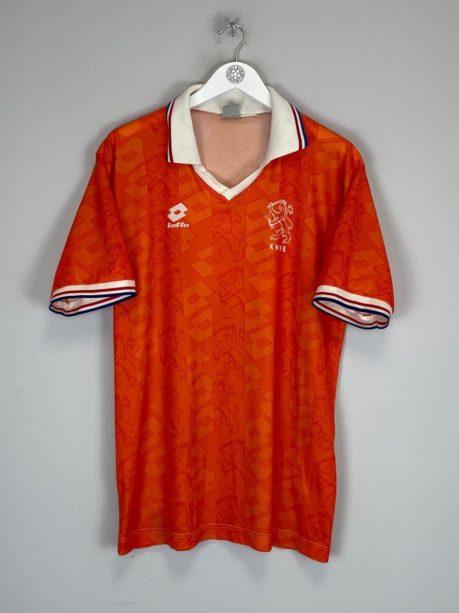 1994 NETHERLANDS HOME SHIRT (L) LOTTO - Cult Kits - Large - Buy Vintage Football Shirts, Authentic Retro Football Shirts For Sale, Classic Football Shirts & Soccer Jersey