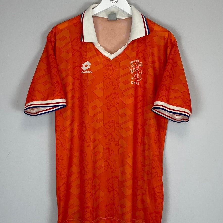 1994 NETHERLANDS HOME SHIRT (L) LOTTO - Cult Kits - Large - Buy Vintage Football Shirts, Authentic Retro Football Shirts For Sale, Classic Football Shirts & Soccer Jersey