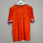 Shop 1994 NETHERLANDS *PLAYER ISSUE* HOME SHIRT (M) LOTTO, classic football shirts, vintage football shirts & retro soccer jerseys at Cult Kits