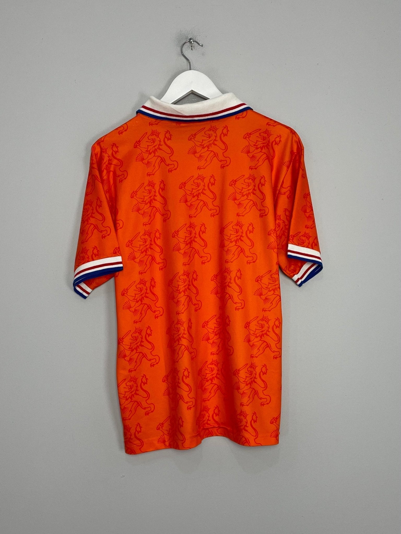 Shop 1994 NETHERLANDS *PLAYER ISSUE* HOME SHIRT (M) LOTTO, classic football shirts, vintage football shirts & retro soccer jerseys at Cult Kits