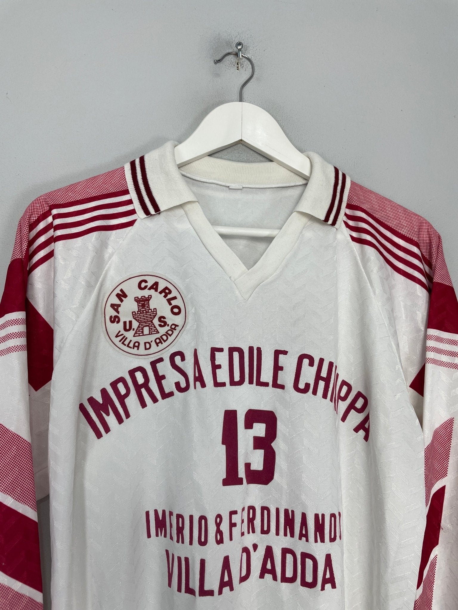 Shop 1994 SAN CARLO #13 L/S HOME SHIRT (L), classic football shirts, vintage football shirts & retro soccer jerseys at Cult Kits