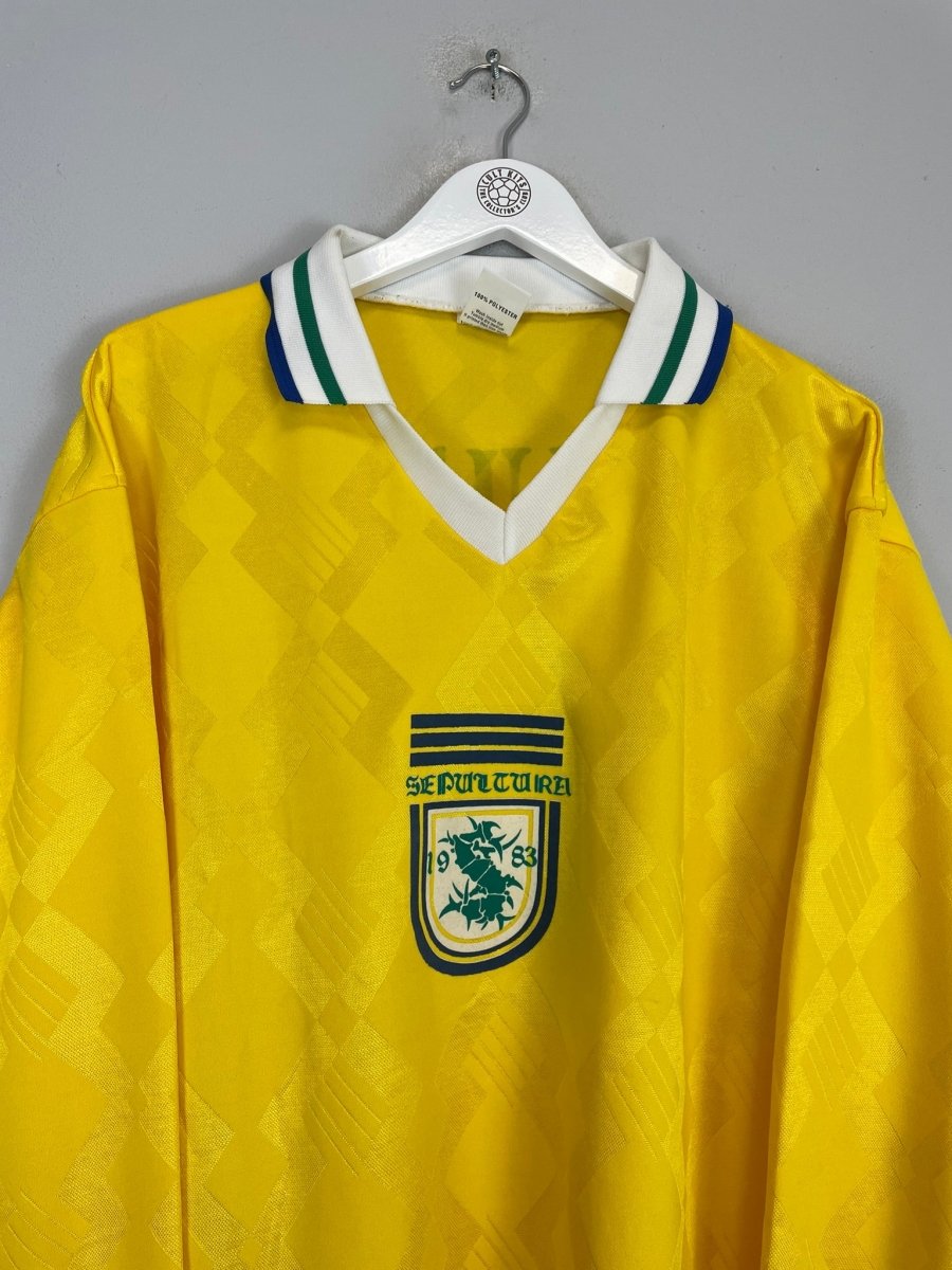 1994 SEPULTUR ROOTS L/S SHIRT (XL) OM - Cult Kits - XL - Buy Vintage Football Shirts, Authentic Retro Football Shirts For Sale, Classic Football Shirts & Soccer Jersey