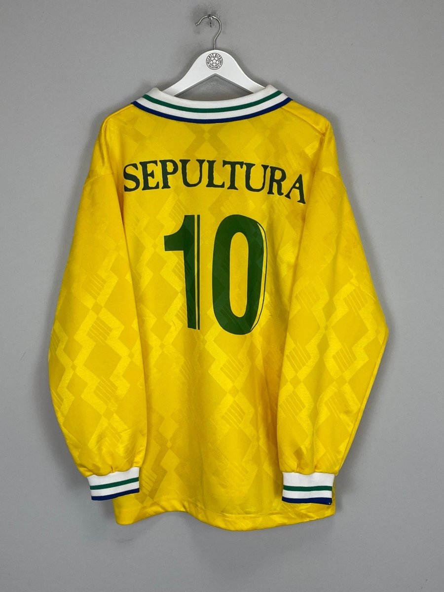 1994 SEPULTUR ROOTS L/S SHIRT (XL) OM - Cult Kits - XL - Buy Vintage Football Shirts, Authentic Retro Football Shirts For Sale, Classic Football Shirts & Soccer Jersey