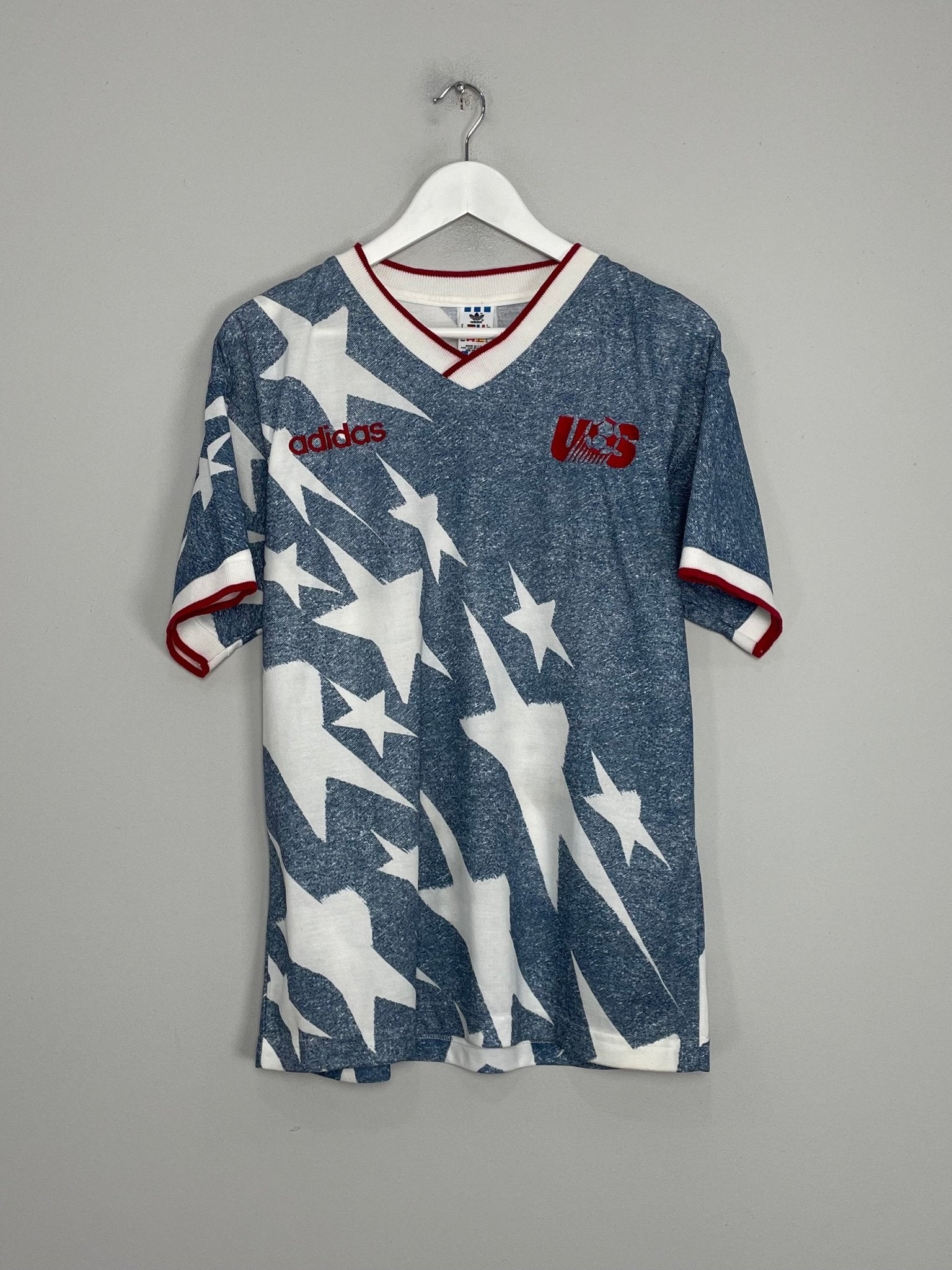 Shop 1994 USA AWAY SHIRT (M/L) ADIDAS, classic football shirts, vintage football shirts & retro soccer jerseys at Cult Kits
