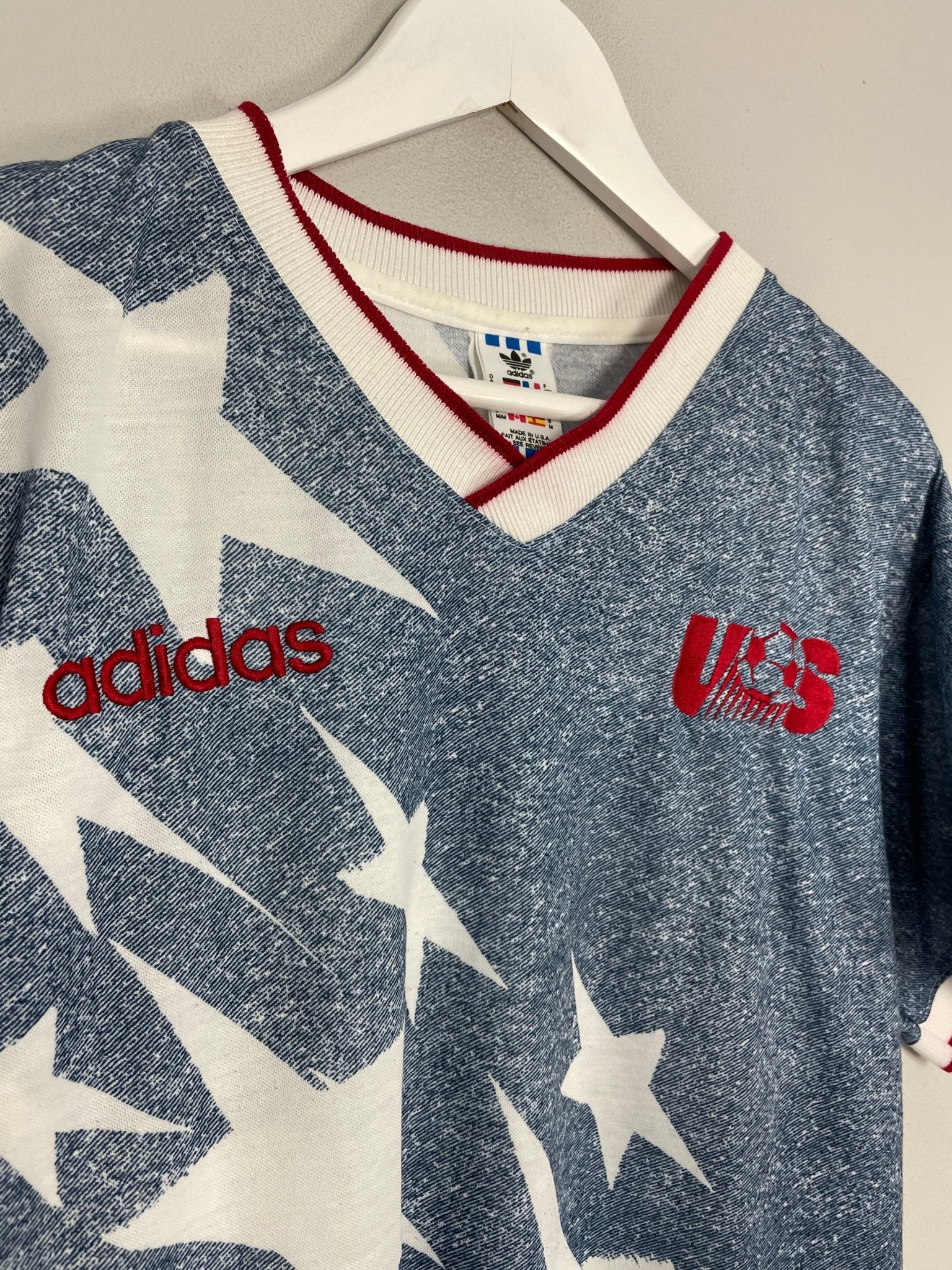 Shop 1994 USA AWAY SHIRT (M/L) ADIDAS, classic football shirts, vintage football shirts & retro soccer jerseys at Cult Kits
