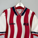 1994 USA HOME SHIRT (L) ADIDAS - Cult Kits - Large - Buy Vintage Football Shirts, Authentic Retro Football Shirts For Sale, Classic Football Shirts & Soccer Jersey