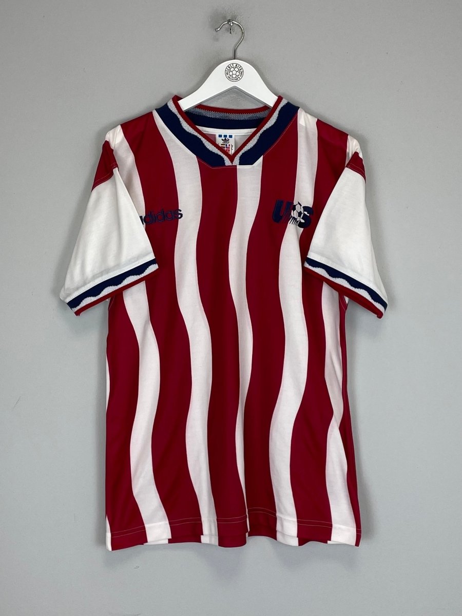 1994 USA HOME SHIRT (M) ADIDAS - Cult Kits - Medium - Buy Vintage Football Shirts, Authentic Retro Football Shirts For Sale, Classic Football Shirts & Soccer Jersey