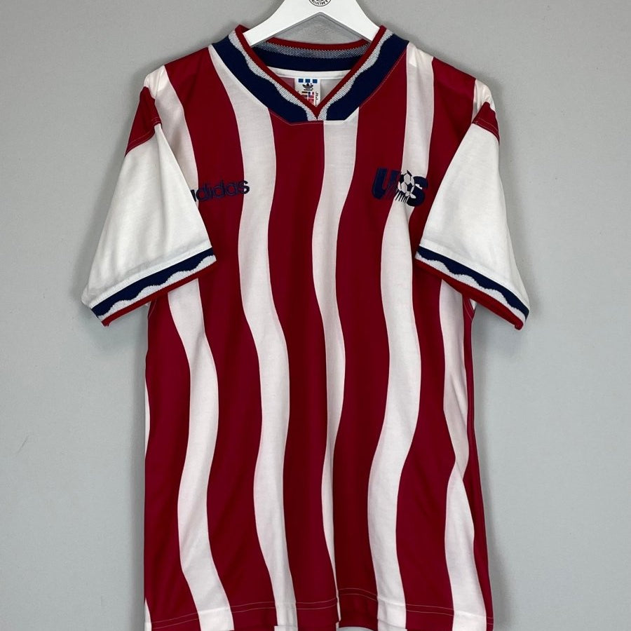 1994 USA HOME SHIRT (M) ADIDAS - Cult Kits - Medium - Buy Vintage Football Shirts, Authentic Retro Football Shirts For Sale, Classic Football Shirts & Soccer Jersey