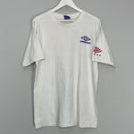Shop 1994 USA WORLD CUP BRAZIL CHAMPIONS T-SHIRT (L) UMBRO, classic football shirts, vintage football shirts & retro soccer jerseys at Cult Kits