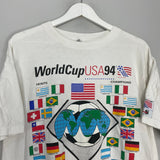 Shop 1994 USA WORLD CUP T-SHIRT (XL) OM, classic football shirts, vintage football shirts & retro soccer jerseys at Cult Kits