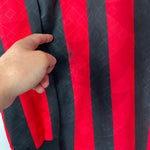 Shop 1994/95 AC MILAN #4 L/S HOME SHIRT (L) LOTTO, classic football shirts, vintage football shirts & retro soccer jerseys at Cult Kits