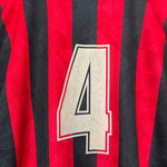 Shop 1994/95 AC MILAN #4 L/S HOME SHIRT (L) LOTTO, classic football shirts, vintage football shirts & retro soccer jerseys at Cult Kits