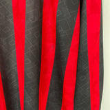 Shop 1994/95 AC MILAN #4 L/S HOME SHIRT (L) LOTTO, classic football shirts, vintage football shirts & retro soccer jerseys at Cult Kits