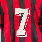 1994/95 AC MILAN 7 HOME SHIRT (M) LOTTO - Cult Kits - Medium - Buy Vintage Football Shirts, Authentic Retro Football Shirts For Sale, Classic Football Shirts & Soccer Jersey