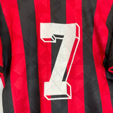 1994/95 AC MILAN 7 HOME SHIRT (M) LOTTO - Cult Kits - Medium - Buy Vintage Football Shirts, Authentic Retro Football Shirts For Sale, Classic Football Shirts & Soccer Jersey