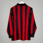 Shop 1994/95 AC MILAN L/S HOME SHIRT (M) LOTTO, classic football shirts, vintage football shirts & retro soccer jerseys at Cult Kits
