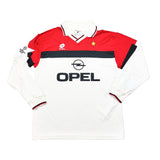 Buy 1994/95 AC MILAN MALDINI 3 C/L L/S AWAY SHIRT (XL) LOTTO ~ Free worldwide shipping available ~ Authentic Vintage Football Shirts from Cult Kits