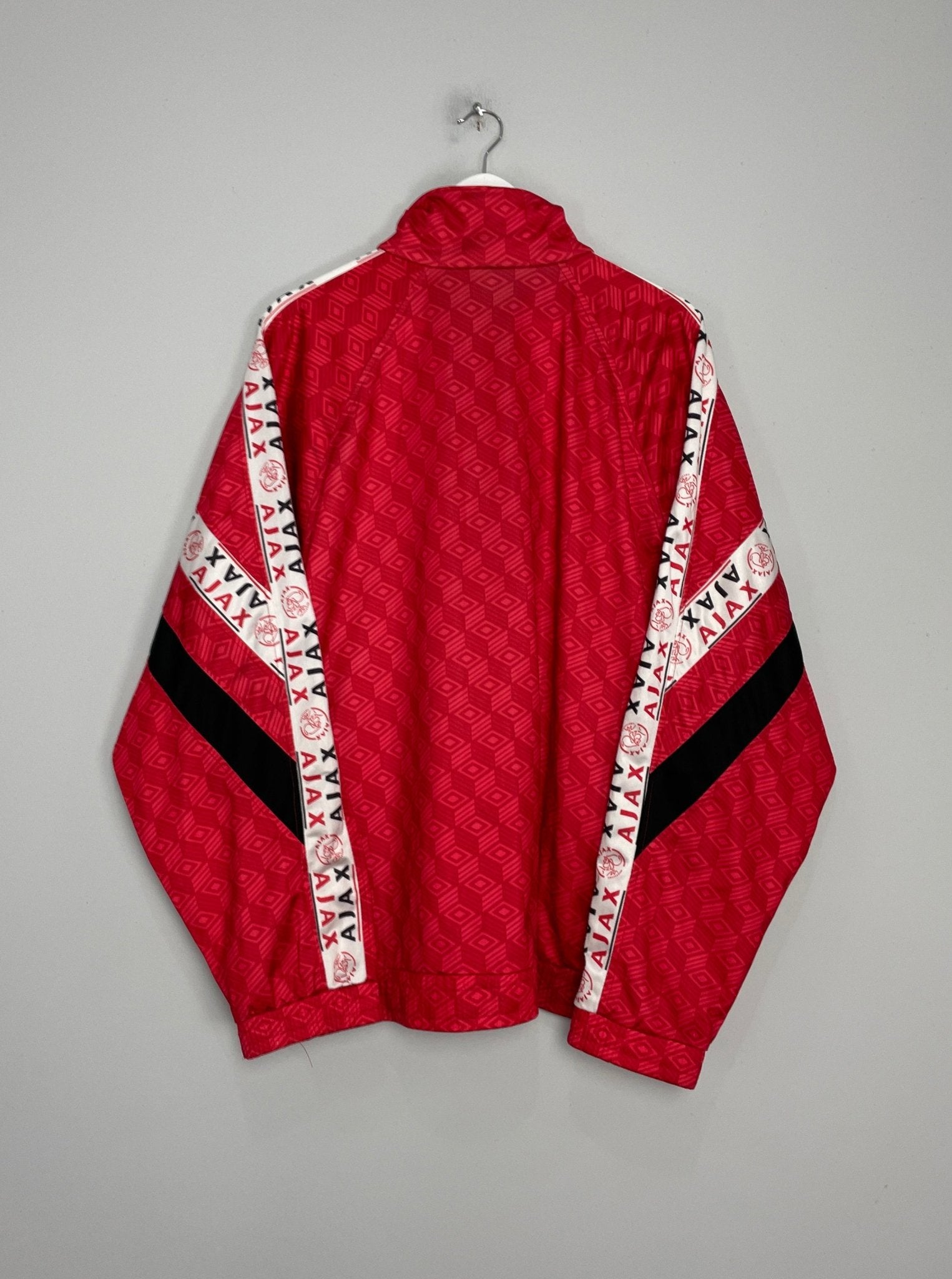 Shop 1994/95 AJAX 1/4 ZIP JACKET (XXL) UMBRO, classic football shirts, vintage football shirts & retro soccer jerseys at Cult Kits