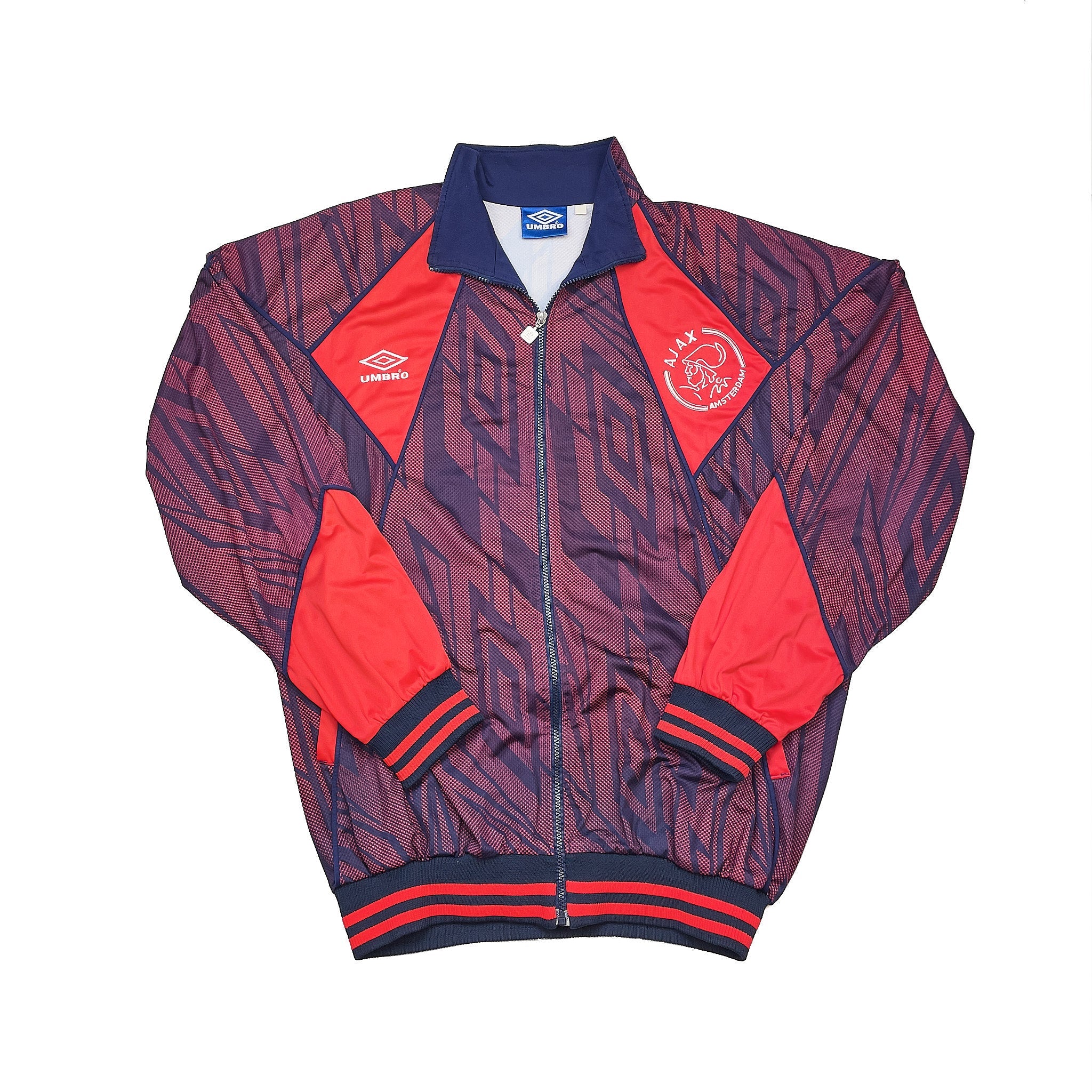 Buy 1994/95 Ajax Track Jacket (XXL) Umbro ~ Free worldwide shipping ~ Authentic Vintage Football Shirts from Cult Kits