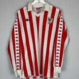 Shop 1994/95 ATHLETIC BILBAO L/S HOME SHIRT (M) KAPPA, classic football shirts, vintage football shirts & retro soccer jerseys at Cult Kits