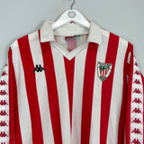 Shop 1994/95 ATHLETIC BILBAO L/S HOME SHIRT (M) KAPPA, classic football shirts, vintage football shirts & retro soccer jerseys at Cult Kits