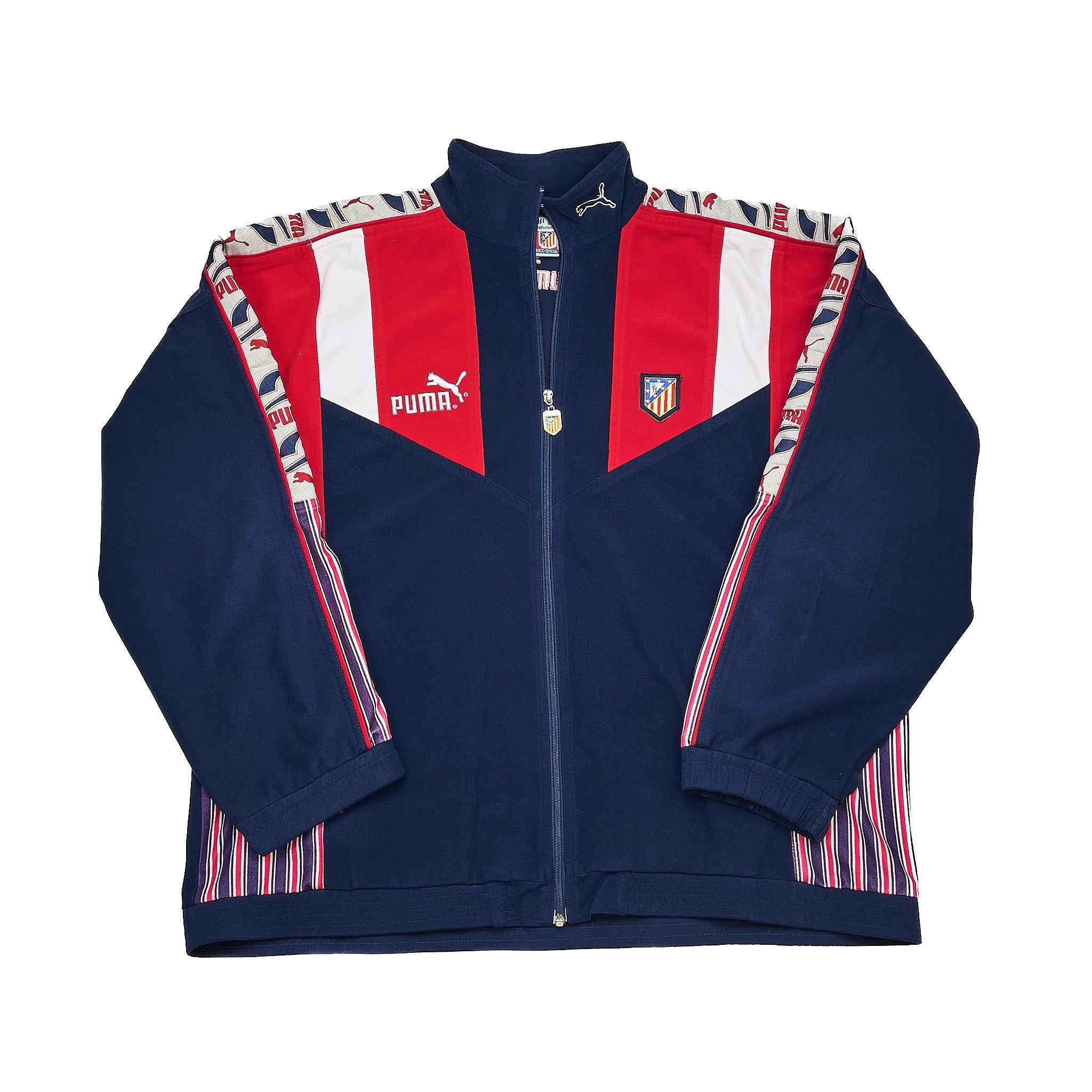 Buy 1994/95 Atletico Madrid Track Jacket (XXL) Puma ~ Free worldwide shipping ~ Authentic Vintage Football Shirts from Cult Kits
