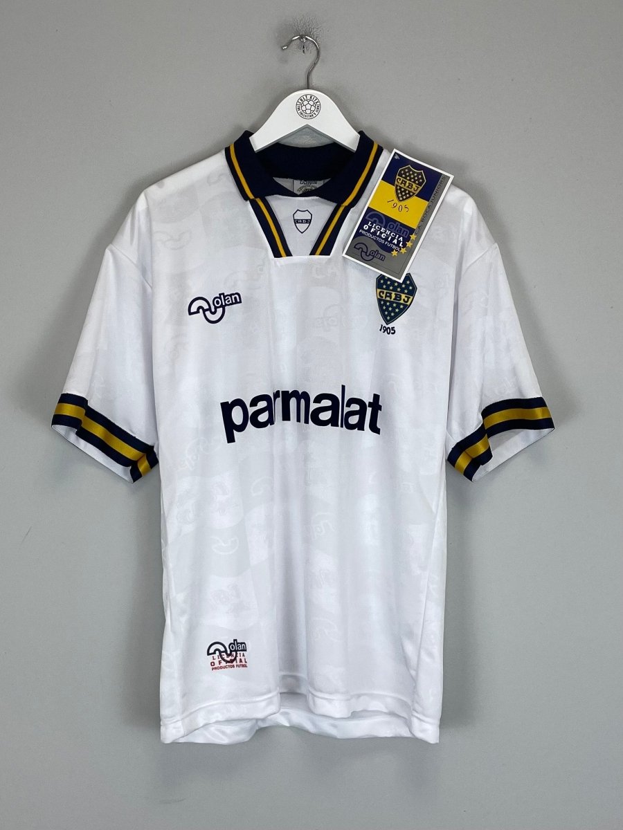 1994/95 Boca Juniors (Maradona) 10 *Reissue* BNWT Away (Multiple Sizes) Olan - Cult Kits - Medium - Buy Vintage Football Shirts, Authentic Retro Football Shirts For Sale, Classic Football Shirts & Soccer Jersey