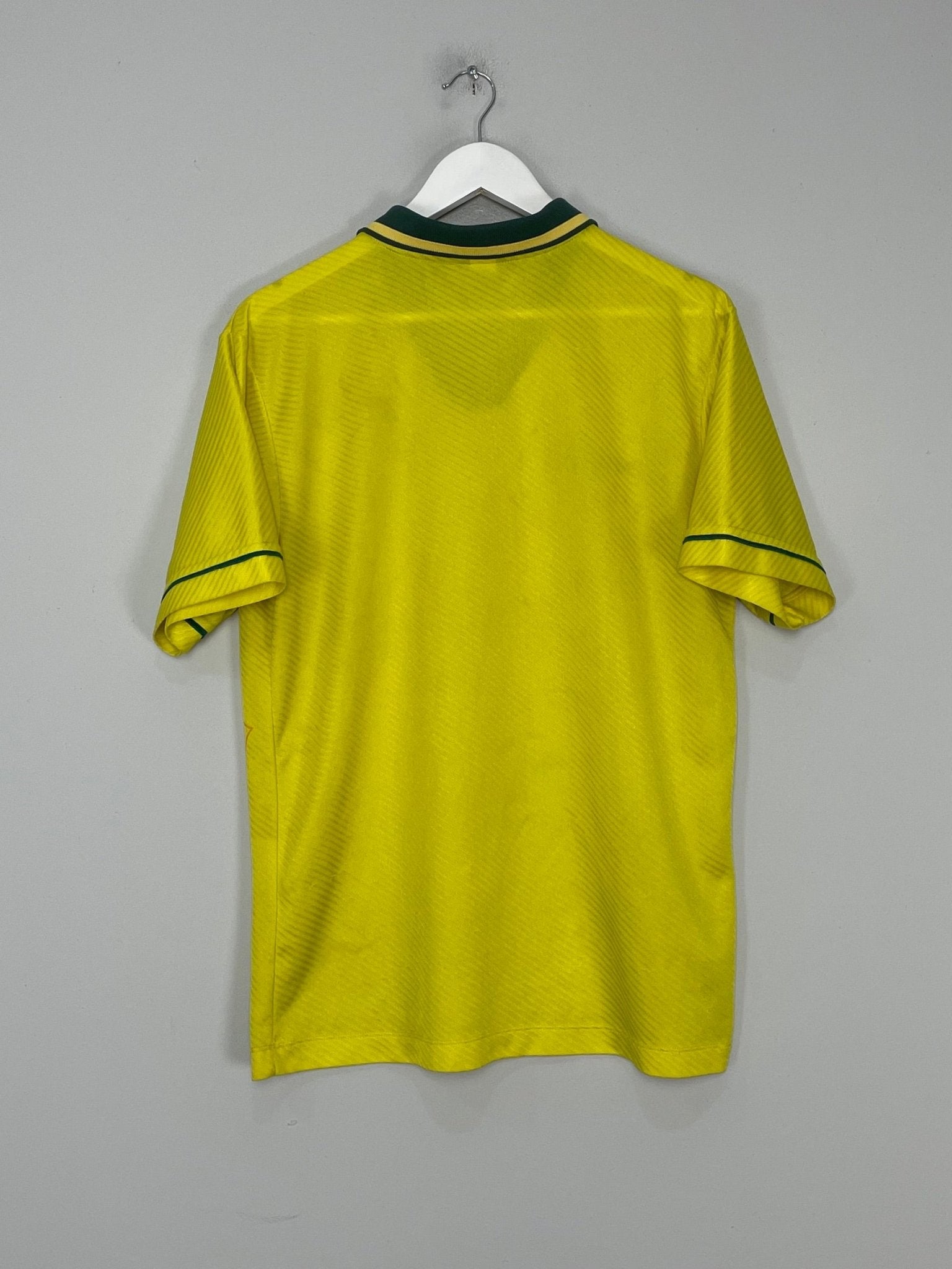 Shop 1994/95 BRAZIL HOME SHIRT (L) UMBRO, classic football shirts, vintage football shirts & retro soccer jerseys at Cult Kits