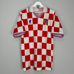 Shop 1994/95 CROATIA HOME SHIRT (XL) LOTTO, classic football shirts, vintage football shirts & retro soccer jerseys at Cult Kits