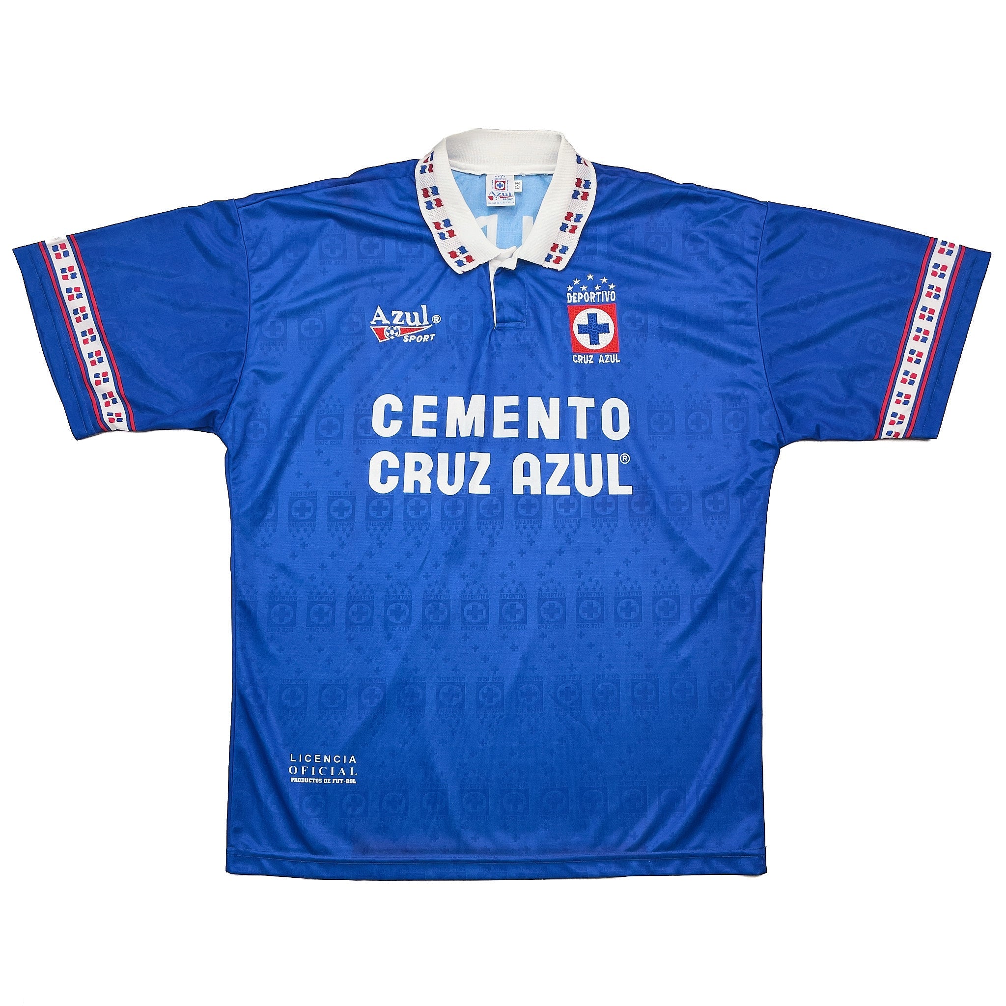 Buy 1994/95 Cruz Azul Valdes 13 Home Shirt (XL) Azul ~ Free worldwide shipping available ~ Authentic Vintage Football Shirts from Cult Kits