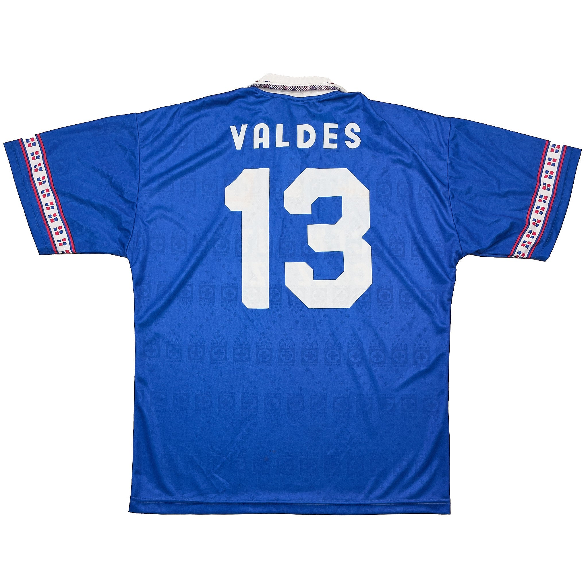 Buy 1994/95 Cruz Azul Valdes 13 Home Shirt (XL) Azul ~ Free worldwide shipping available ~ Authentic Vintage Football Shirts from Cult Kits