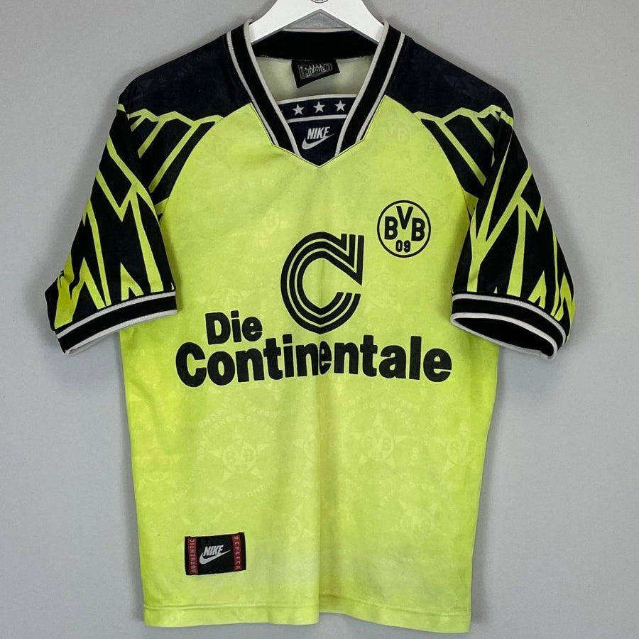 1994/95 DORTMUND HOME SHIRT (XS) NIKE - Cult Kits - XS - Buy Vintage Football Shirts, Authentic Retro Football Shirts For Sale, Classic Football Shirts & Soccer Jersey