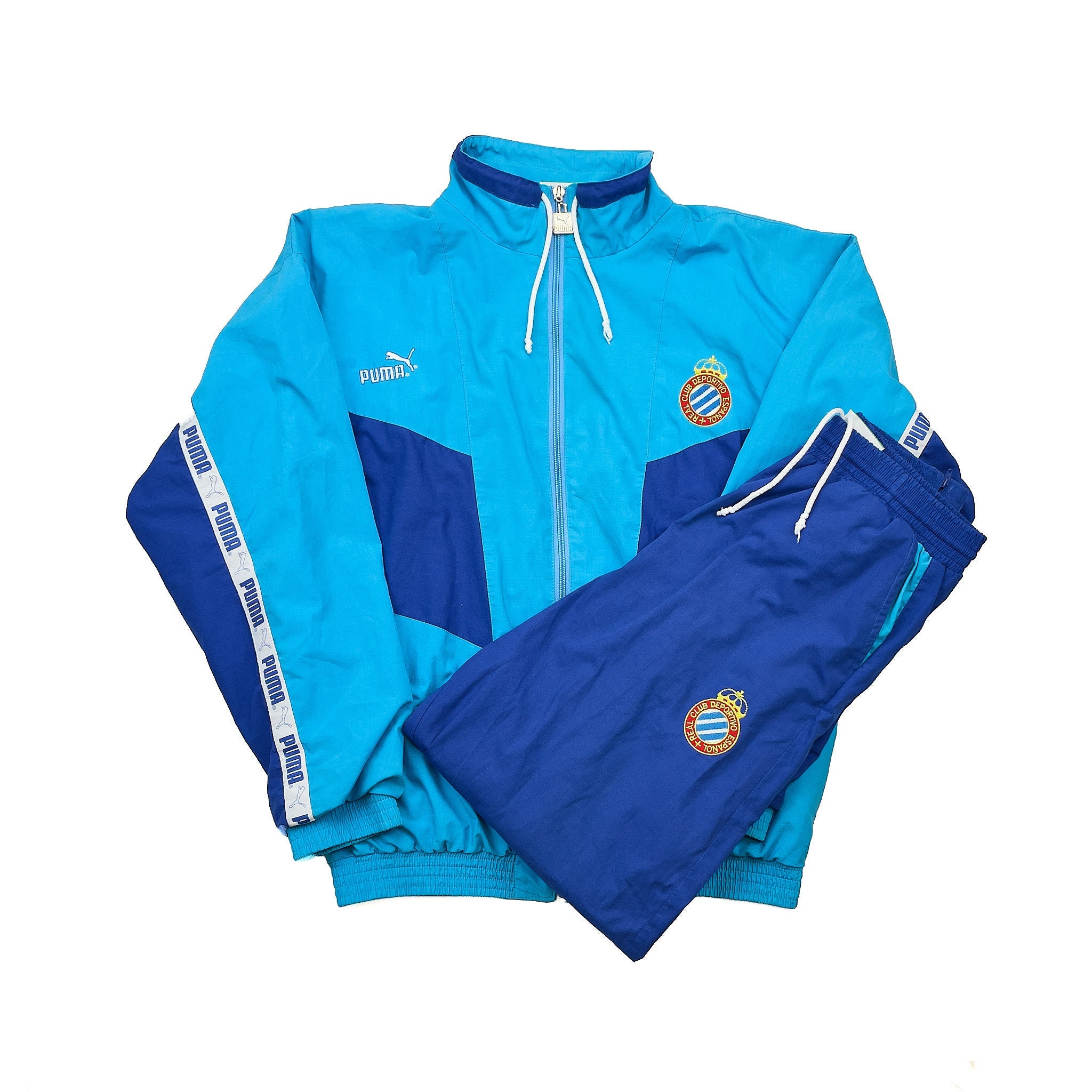 Buy 1994/95 Espanyol Full Tracksuit (M) Puma ~ Free worldwide shipping ~ Authentic Vintage Football Shirts from Cult Kits