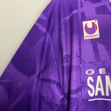 Shop 1994/95 FIORENTINA *PLAYER ISSUE* L/S HOME SHIRT (XL) UHLSPORT, classic football shirts, vintage football shirts & retro soccer jerseys at Cult Kits