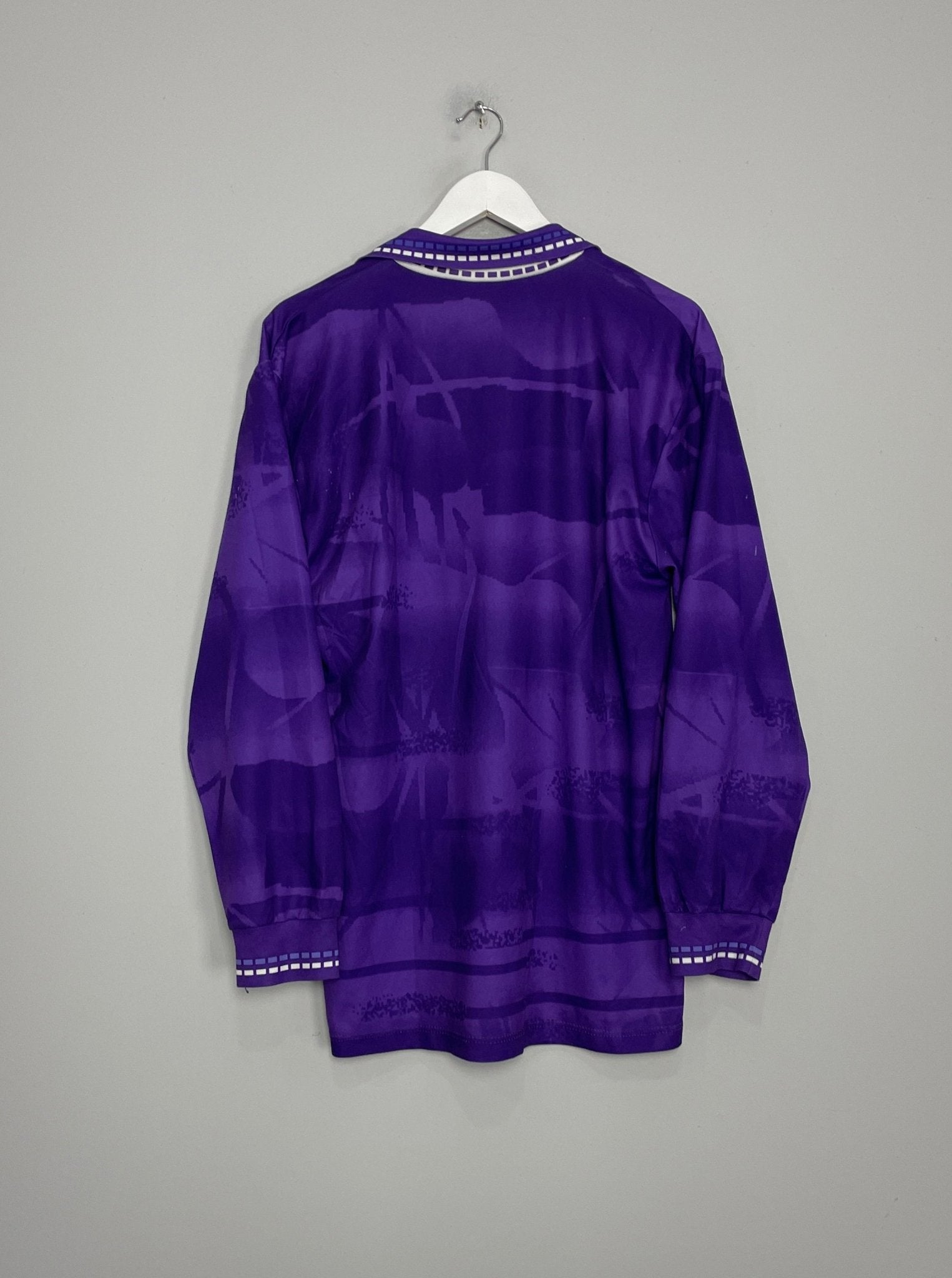 Shop 1994/95 FIORENTINA *PLAYER ISSUE* L/S HOME SHIRT (XL) UHLSPORT, classic football shirts, vintage football shirts & retro soccer jerseys at Cult Kits