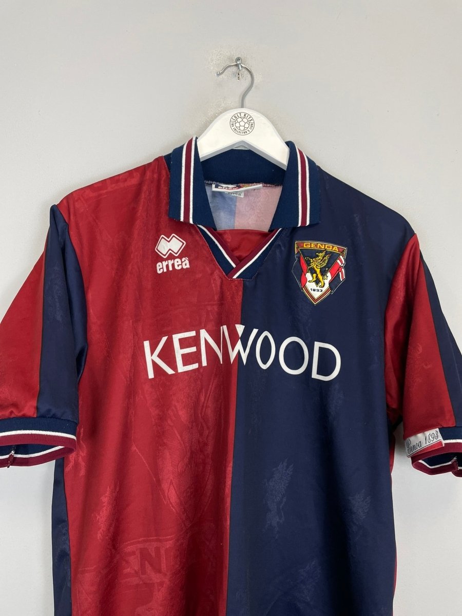 1994/95 GENOA (KAZU) 11 HOME SHIRT (L) ERREA - Cult Kits - Large - Buy Vintage Football Shirts, Authentic Retro Football Shirts For Sale, Classic Football Shirts & Soccer Jersey