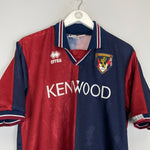 1994/95 GENOA (KAZU) 11 HOME SHIRT (L) ERREA - Cult Kits - Large - Buy Vintage Football Shirts, Authentic Retro Football Shirts For Sale, Classic Football Shirts & Soccer Jersey