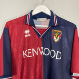 Shop 1994/95 GENOA MIURA #11 HOME SHIRT (L) ERREA, classic football shirts, vintage football shirts & retro soccer jerseys at Cult Kits