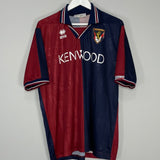 Shop 1994/95 GENOA MIURA #11 HOME SHIRT (L) ERREA, classic football shirts, vintage football shirts & retro soccer jerseys at Cult Kits