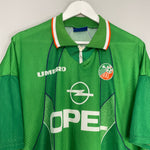 Shop 1994/95 IRELAND HOME SHIRT (XXL) UMBRO, classic football shirts, vintage football shirts & retro soccer jerseys at Cult Kits