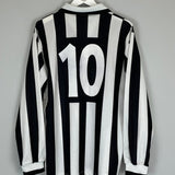 1994/95 JUVENTUS 10 BAGGIO L/S HOME SHIRT (L) KAPPA - Cult Kits - Large - Buy Vintage Football Shirts, Authentic Retro Football Shirts For Sale, Classic Football Shirts & Soccer Jersey