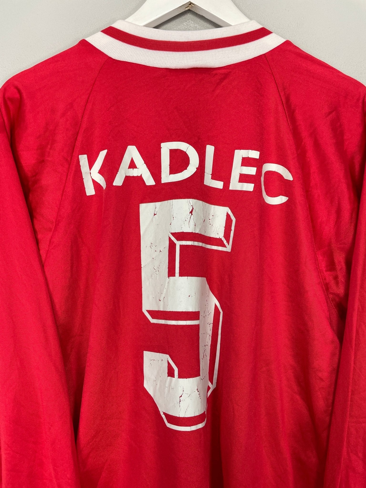 Shop 1994/95 KAISERSLAUTERN KADLEC #5 *SIGNED* L/S HOME SHIRT (L) ADIDAS, classic football shirts, vintage football shirts & retro soccer jerseys at Cult Kits