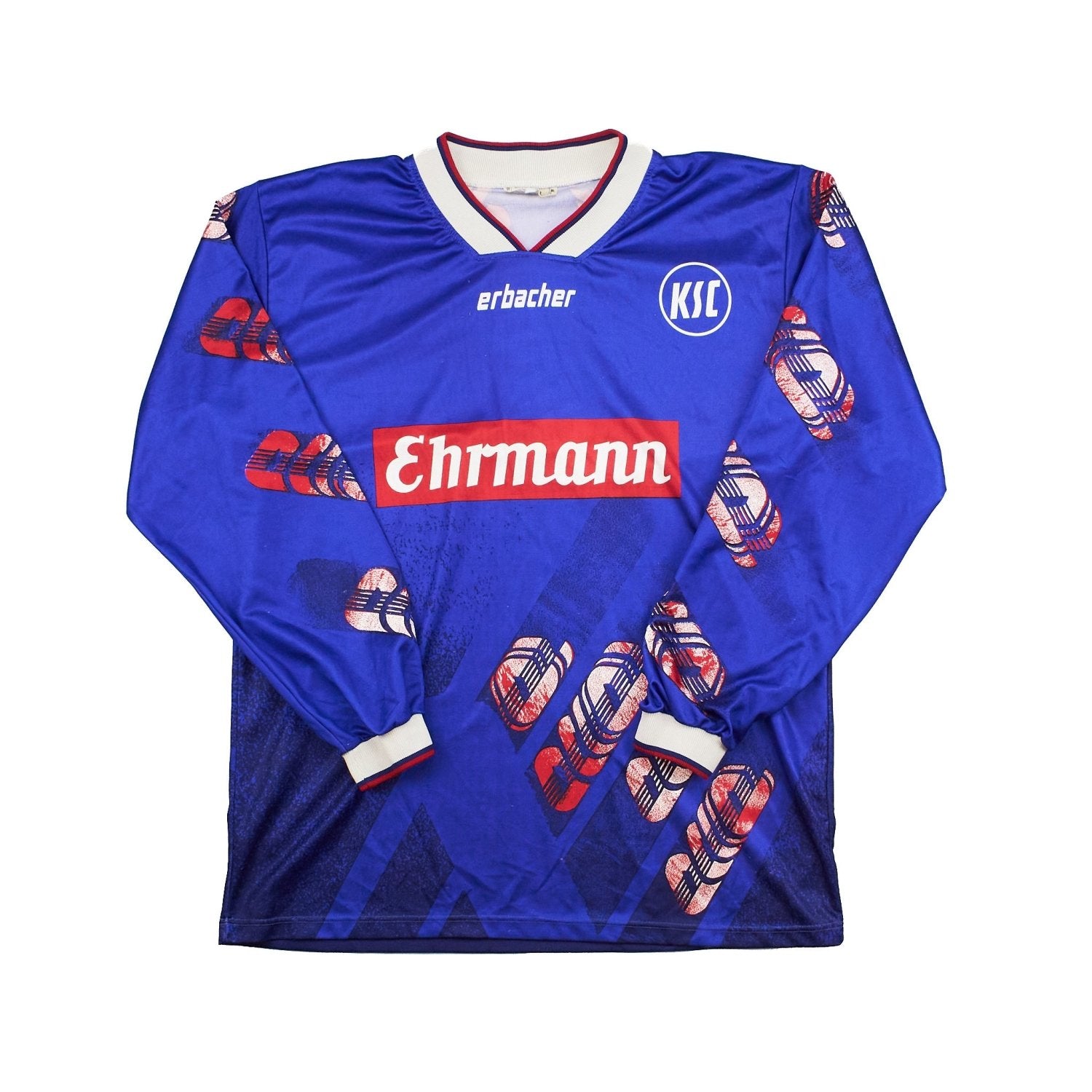 Buy 1994/95 Karlsruher SC Away L/S Shirt (XL) Erbacher ~ Free worldwide shipping ~ Authentic Vintage Football Shirts from Cult Kits