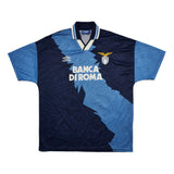 Buy 1994/95 Lazio Gascoigne 10 Away Shirt (XL) Umbro ~ Free worldwide shipping ~ Authentic Vintage Football Shirts from Cult Kits