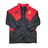 Buy 1994/95 Manchester United Bench Coat (XL) Umbro ~ Free worldwide shipping ~ Authentic Vintage Football Shirts from Cult Kits
