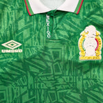 Buy 1994/95 Mexico Home Shirt (XL) Umbro ~ Free worldwide shipping ~ Authentic Vintage Football Shirts from Cult Kits