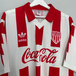Shop 1994/95 NECAXA #28 HOME SHIRT (M) ADIDAS, classic football shirts, vintage football shirts & retro soccer jerseys at Cult Kits