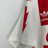 Shop 1994/95 NECAXA *SIGNED* HOME SHIRT (M) ADIDAS, classic football shirts, vintage football shirts & retro soccer jerseys at Cult Kits