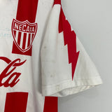 Shop 1994/95 NECAXA *SIGNED* HOME SHIRT (M) ADIDAS, classic football shirts, vintage football shirts & retro soccer jerseys at Cult Kits
