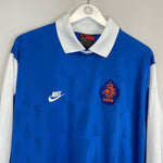 1994/95 NETHERLANDS L/S *PROTOTYPE* AWAY SHIRT (M) NIKE - Cult Kits - Medium - Buy Vintage Football Shirts, Authentic Retro Football Shirts For Sale, Classic Football Shirts & Soccer Jersey